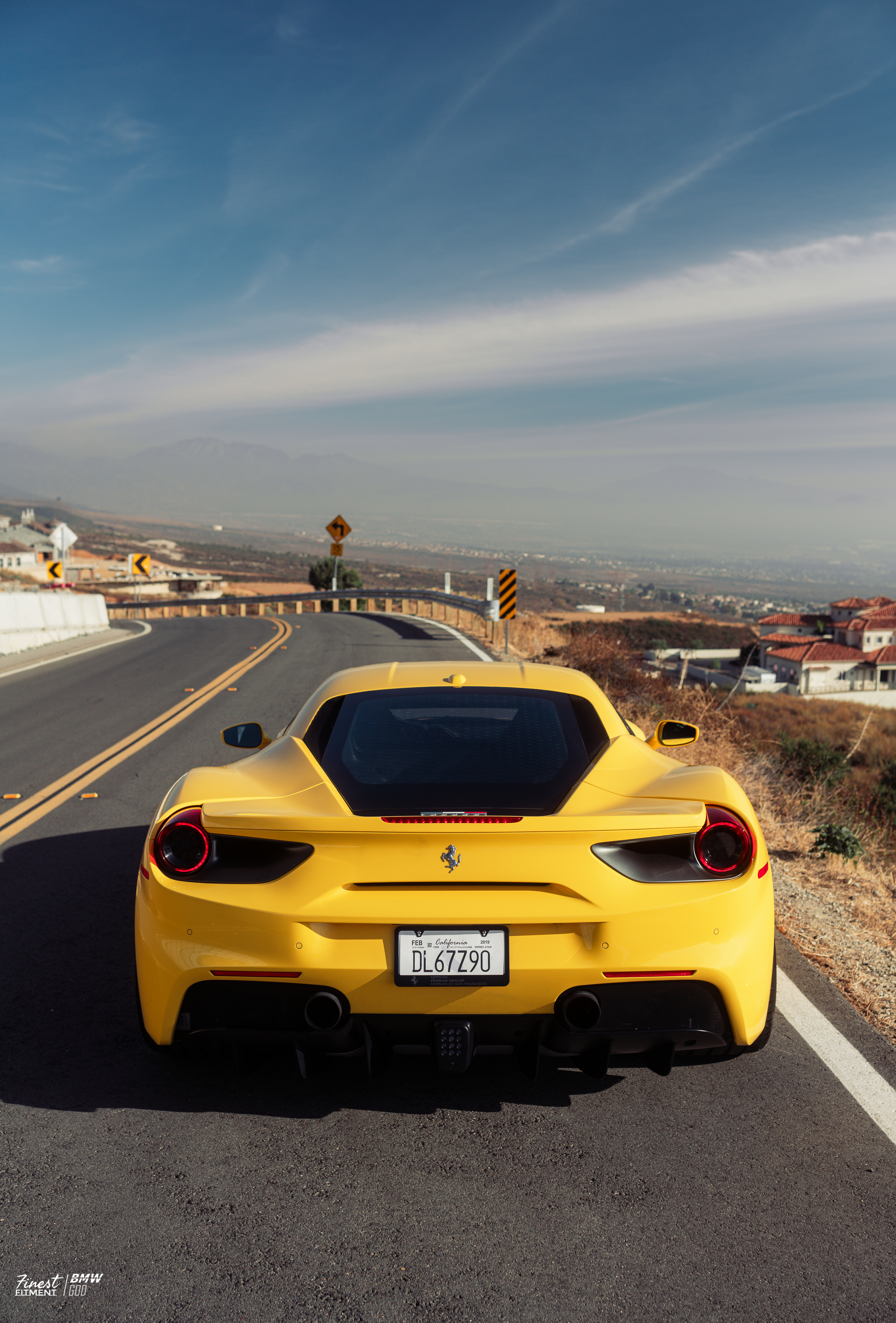 2018 Ferrari 488 with Motivo Forged CS-M custom wheels in frozen brushed gunmetal and gloss polished clear detail view